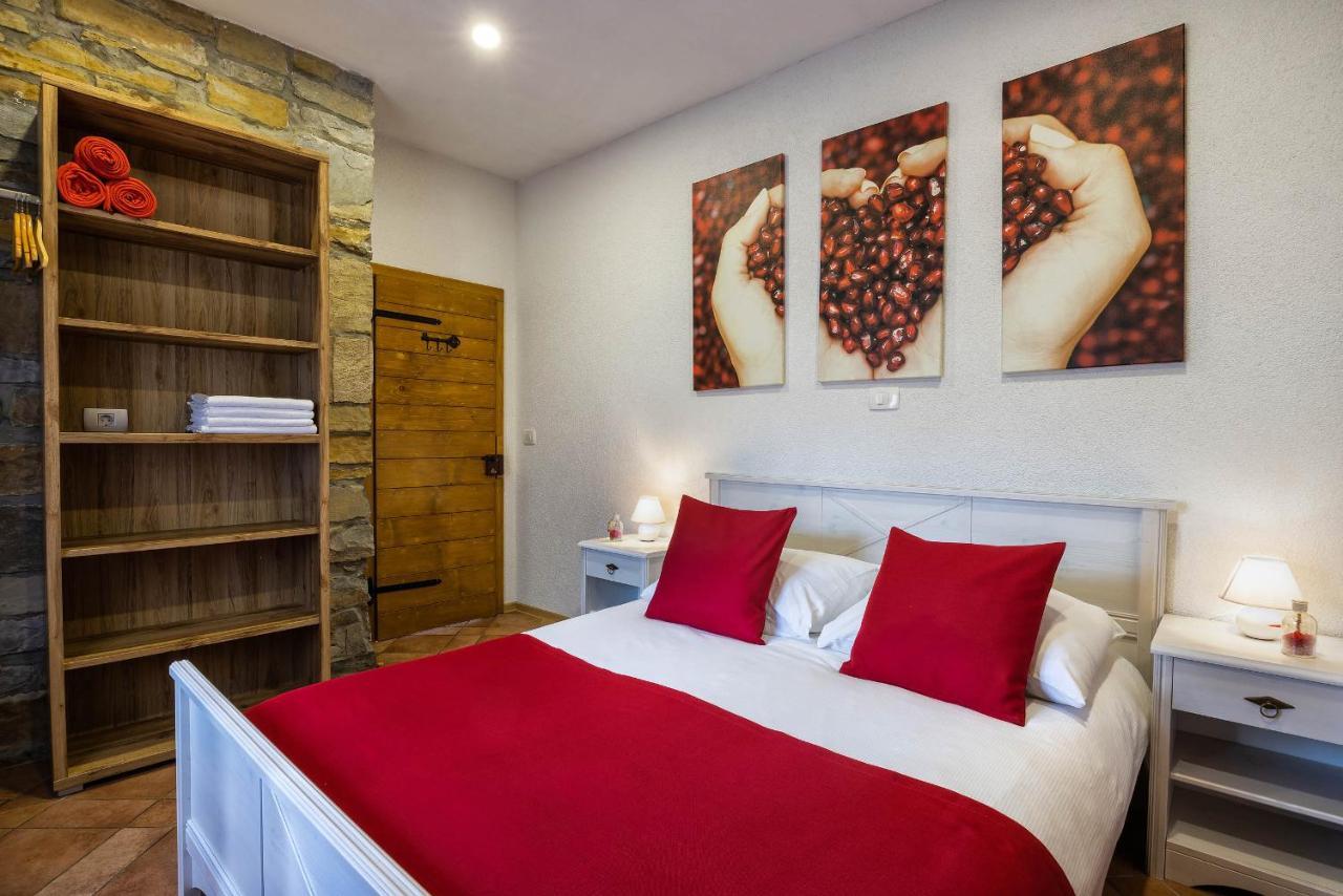 Touristfarm - Apartments "Red Fairytale" Marezige Buitenkant foto